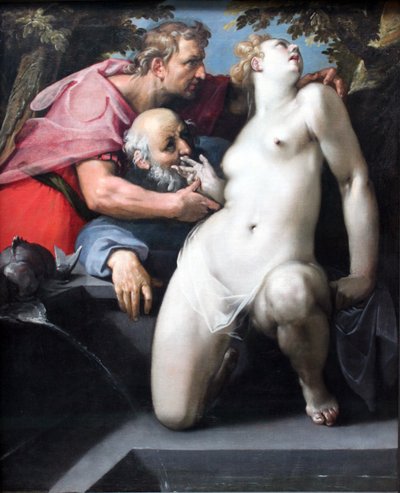 スザンナと二人の老人 作： Cornelis van Haarlem